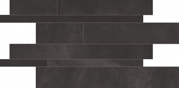 Мозаика Ergon Architect Resin Listelli Sfalsati Bruxelles Black Naturale E2GS 30x60 натуральная