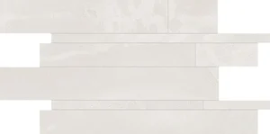 Мозаика Ergon Architect Resin Listelli Sfalsati Tokyo White Naturale E26J 30x60 натуральная