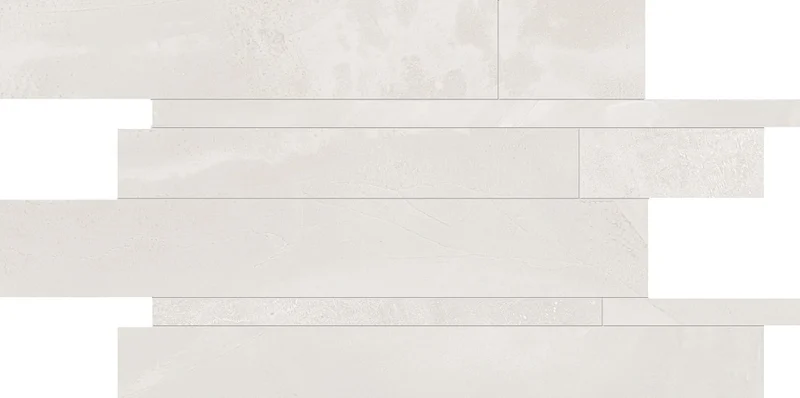 Мозаика Ergon Architect Resin Listelli Sfalsati Tokyo White Naturale E26J 30x60 натуральная