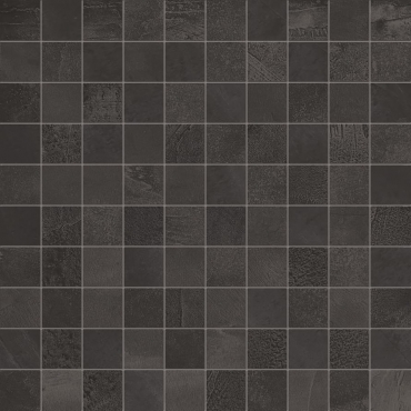 Мозаика Ergon Architect Resin Mosaico Bruxelles Black Lappato E2G5 30x30 лаппатированная