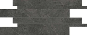 Мозаика Ergon Cornerstone Listelli Sfalsati Slate Black EKKN 30x60 натуральная