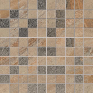 Мозаика Ergon Cornerstone Mosaico Slate Multicolor E2RC 30x30 натуральная