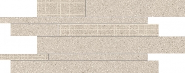 Мозаика Ergon Grainstone Listelli Sfalsati Fine Grain Rough Grain Cage Sand Naturale EDFX 30x60 натуральная