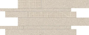 Мозаика Ergon Grainstone Listelli Sfalsati Fine Grain Rough Grain Cage Sand Naturale EDFX 30x60 натуральная