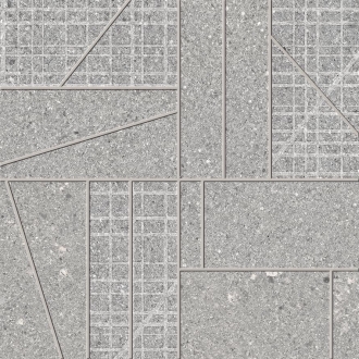 Grainstone Mosaico Big Mix Grey Naturale EDFT