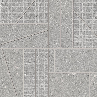 Мозаика Ergon Grainstone Mosaico Big Mix Grey Naturale EDFT 30x30 натуральная