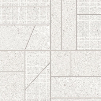 Grainstone Mosaico Big Mix White Naturale EDFQ