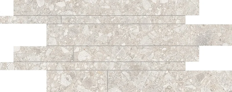 Мозаика Ergon Lombarda Listelli Sfalsati Bianco Naturale EDH8 30x60 натуральная