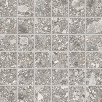 Lombarda Mosaico Grigio Lappato E0K3