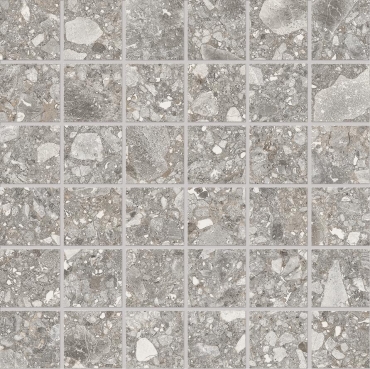 Мозаика Ergon Lombarda Mosaico Grigio Lappato E0K3 30x30 лаппатированная