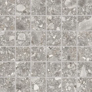 Мозаика Ergon Lombarda Mosaico Grigio Lappato E0K3 30x30 лаппатированная