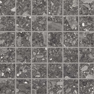Lombarda Mosaico Nero Lappato E0K4