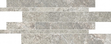 Мозаика Ergon Oros Stone Listelli Sfalsati Grey EL1T 30x60 матовая
