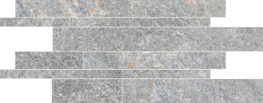 Мозаика Ergon Oros Stone Listelli Sfalsati Sky Blue EL1U 30x60 матовая
