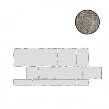 Керамогранит Ergon Oros Stone Multi Prestige Brecciato Anthracite Tecnica R11 ELA0 60x130 противоскользящий