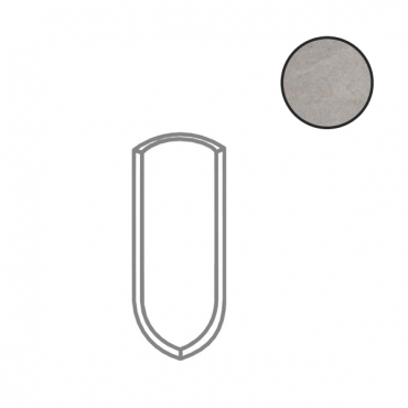 Спецэлемент Ergon Stone Project Cove Base Angolo Interno Grey Naturale E1EQ 2,5x16 натуральный