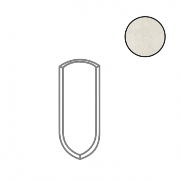 Спецэлемент Ergon Stone Project Cove Base Angolo Interno White Naturale E1EN 2,5x16 натуральный