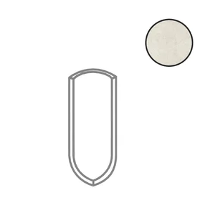 Спецэлемент Ergon Stone Project Cove Base Angolo Interno White Naturale E1EN 2,5x16 натуральный