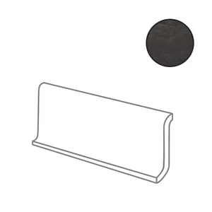 Бордюр Ergon Stone Project Cove Base Black Naturale E1FM 16x30 натуральный