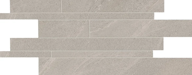 Мозаика Ergon Stone Project Listelli Sfalsati Controfalda Mix Nat-Lap Greige E39S 30x60 натуральная