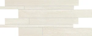 Мозаика Ergon Stone Project Listelli Sfalsati Controfalda Mix Nat-Lap White E1EW 30x60 натуральная
