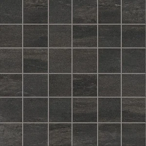 Мозаика Ergon Stone Project Mosaico Falda Black Naturale E1EV 30x30 натуральная