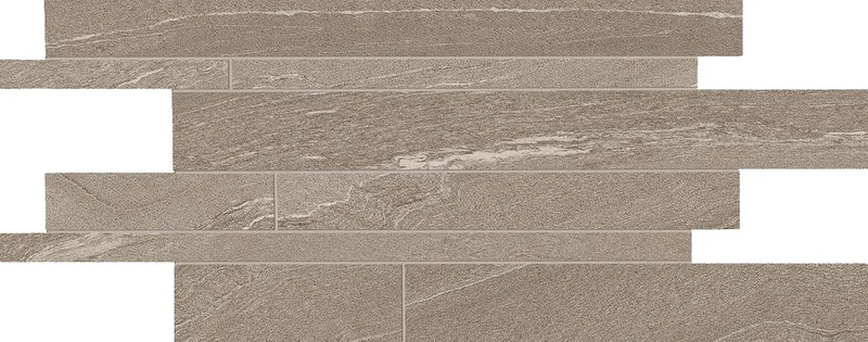 Мозаика Ergon Stone Talk Listelli Sfalsati Martellata Taupe Naturale EDQR 30x60 натуральная