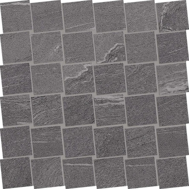 Мозаика Ergon Stone Talk Mosaico Dado Martellata Dark Naturale EDRJ 30x30 натуральная