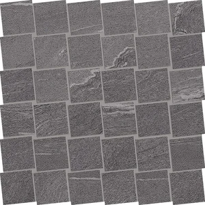 Мозаика Ergon Stone Talk Mosaico Dado Martellata Dark Naturale EDRJ 30x30 натуральная