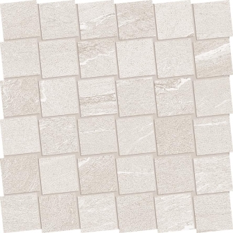 Stone Talk Mosaico Dado Martellata White Naturale EDRE