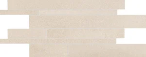 Мозаика Ergon Tr3Nd Listelli Sfalsati Concrete Ivory EAUQ 30x60 матовая