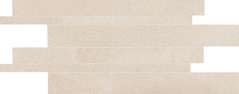 Мозаика Ergon Tr3Nd Listelli Sfalsati Concrete Ivory EAUQ 30x60 матовая