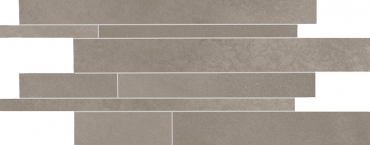 Мозаика Ergon Tr3Nd Listelli Sfalsati Concrete Smoke EAUS 30x60 матовая