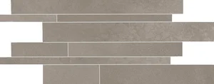 Мозаика Ergon Tr3Nd Listelli Sfalsati Concrete Smoke EAUS 30x60 матовая