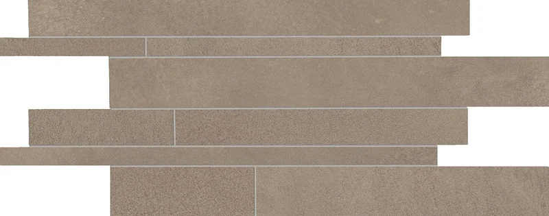 Мозаика Ergon Tr3Nd Listelli Sfalsati Concrete Taupe EAUU 30x60 матовая