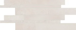 Мозаика Ergon Tr3Nd Listelli Sfalsati Concrete White EAUP 30x60 матовая