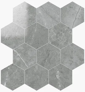 Мозаика Novabell Esagona Grigio Imperiale Lapp. IMP 223L 25,2x29,1 лаппатированная