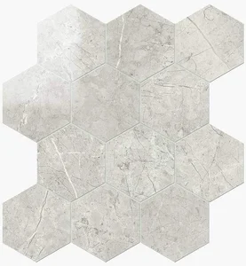 Мозаика Novabell Esagona London Grey Lapp. IMP 113L 25,2x29,1 лаппатированная