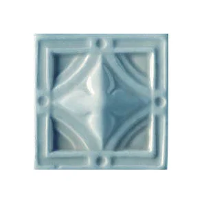 Вставка Grazia Essenze Neoclassico Genziana TON06 6x6 глянцевая