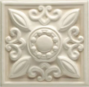 Вставка Grazia Essenze Neoclassico Magnolia Craquele NEO07 13x13 глянцевая
