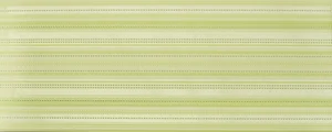 Декоративный элемент Essere Allegria Righe Menta 20x50 глянцевый