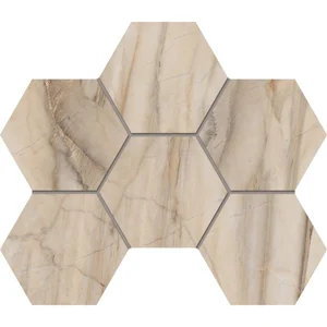 Мозаика Estima Bernini Pearl BR01 Hexagon полированная 25x28,5 67339 25x28,5