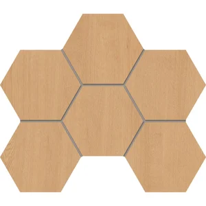 Мозаика Estima Classic Wood Honey Oak CW04 Hexagon Неполированная 25x28,5 69398 25x28,5