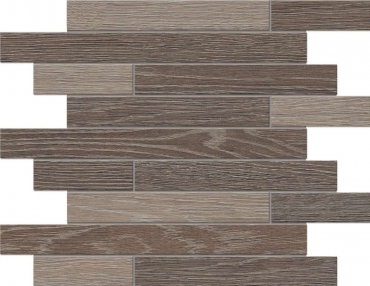 Мозаика Estima Kraft Wood Mosaic Muretto Light Grey KW01 70435 30x35 структурированная