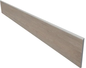 Бордюр Estima Kraft Wood Skirting Light Grey KW02 70619 7x60 структурированный