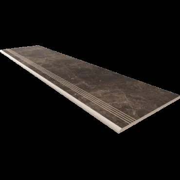 Ступень Estima Marble Dark Brown MOG401 Полированная 30x120 68887 30x120