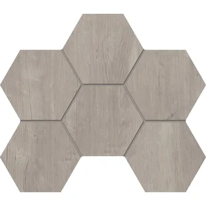 Мозаика Estima Soft Wood Grey Hexagon SF03 Неполированная 25x28,5 69413 25x28,5