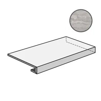 Ступень Acif Eterna Angolare DX Silver Lapp ACT78YD 33x120 лаппатированная