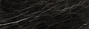 Плитка Eurotile Amina Black 672 ANI3BK 30x90 глянцевая