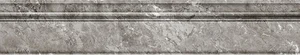 Бордюр Eurotile Amina Gray 892 16x90 глянцевый